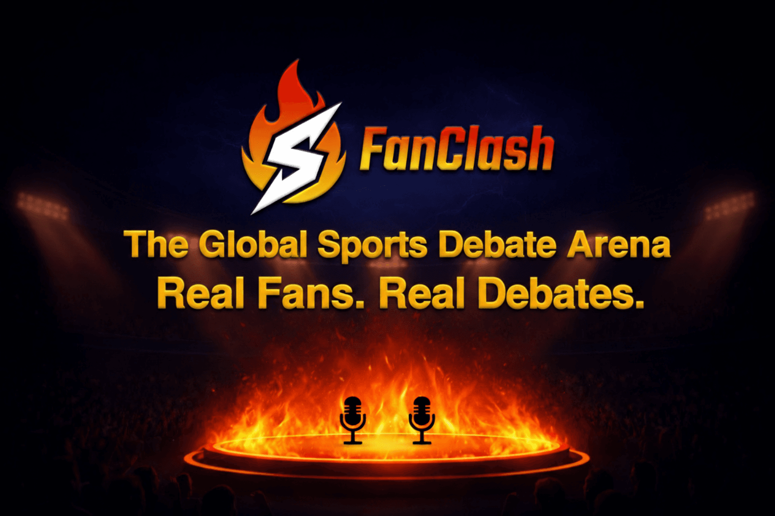 I spent months building a live 1v1 sports debate app. It launched three weeks ago and not one debate